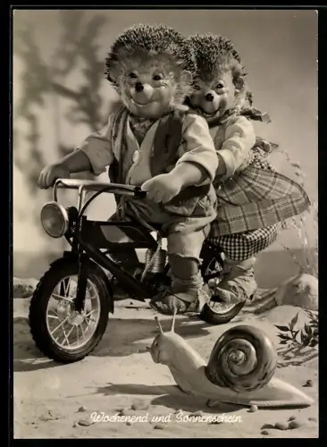 AK Mecki-Paar fährt Fahrrad