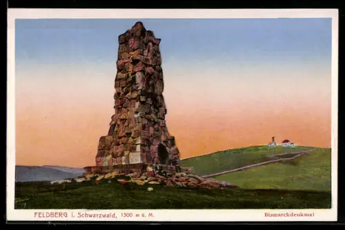 AK Feldberg i. Schwarzwald, Bismarckdenkmal