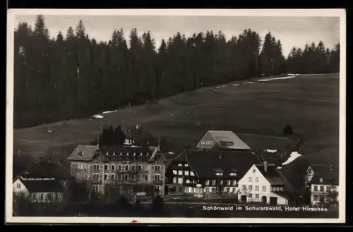 AK Schönwald im Schwarzwald, Hotel Hirschen