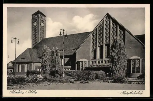 AK Oldenburg i. Oldbg., Hauptbahnhof