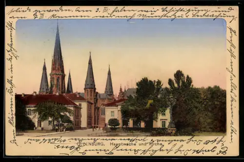 AK Oldenburg, Hauptwache und Kirche