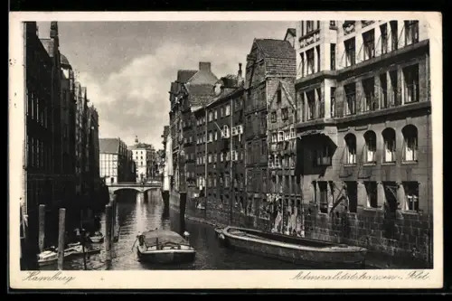 AK Hamburg, Alsterarkaden am Fleet