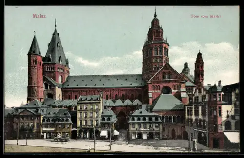 AK Mainz, Dom vom Markt