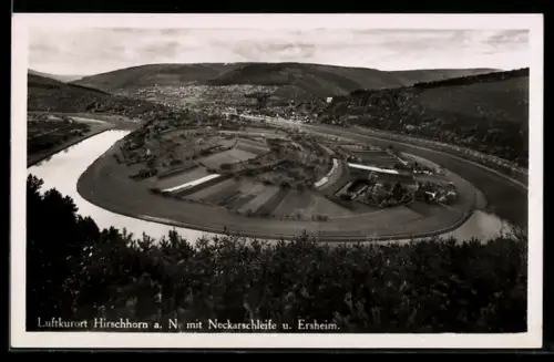 AK Hirschhorn a. N., Neckarschleife und Ersheim