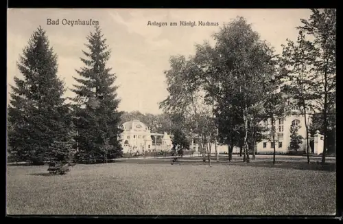AK Bad Oeynhausen, Anlagen am Königl. Kurhaus
