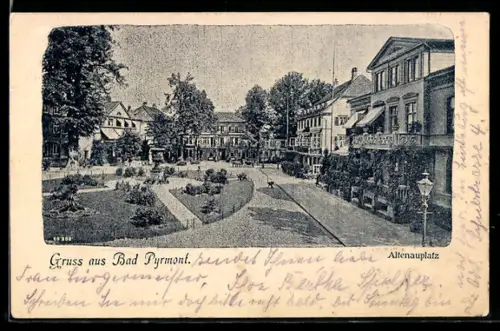 AK Bad Pyrmont, Altenauplatz
