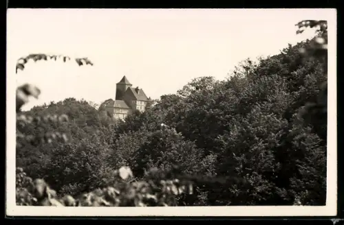 AK Kirchberg /Jagst, Schloss Morstein mit Reiherhalde