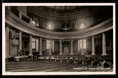 AK Alt-Frankfurt, Inneres der Paulskirche