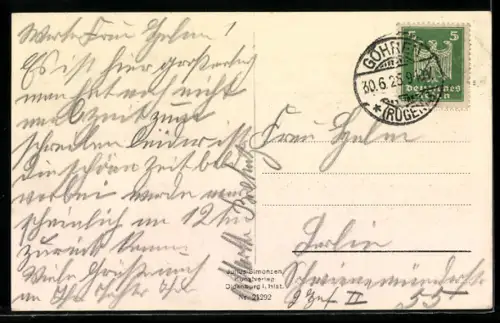 AK Göhren a. Rügen, Strand mit Strandkörben, Pavillon