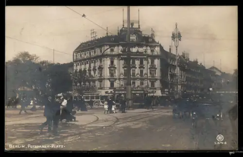 AK Berlin-Tiergarten, Potsdamer Platz, Panorama