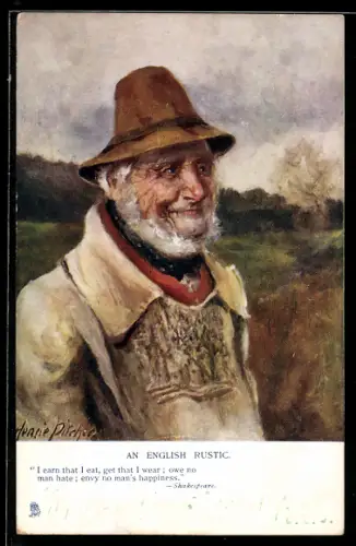 Künstler-AK Raphael Tuck & Sons: An English Rustic
