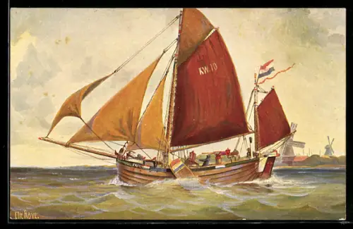 Künstler-AK Christopher Rave: Holländisches Bom, 1907