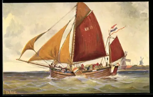 Künstler-AK Christopher Rave: Holländisches Bom, 1907