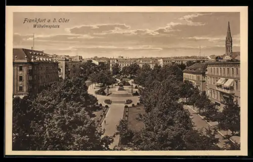 AK Frankfurt a. d. Oder, Wilhelmsplatz