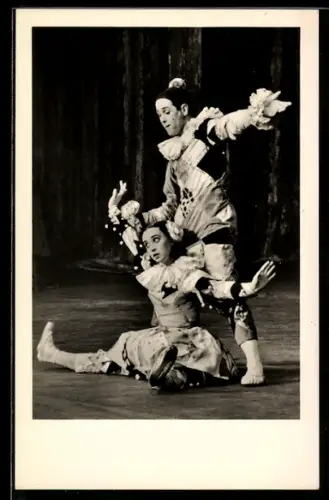 AK Sowjetische Ballett-Tänzer G. Kekischewa und A. Liadow beim Tanz des Scherzwalzers