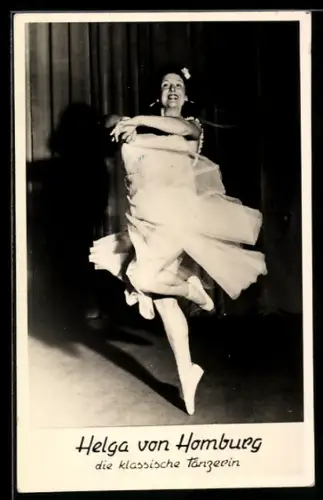 AK Helga von Homburg, die klassische Tänzerin, Ballett