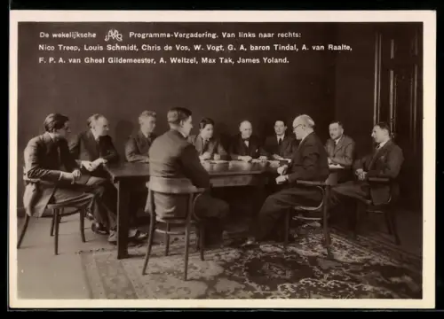 AK De wekelijksche Programma-Vergadering
