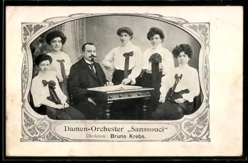 AK Damenorchester Sanssouci, Direktion Bruno Krebs