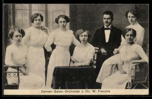 AK Damen-Salon-Orchester unter der Direktion von W. Franzke