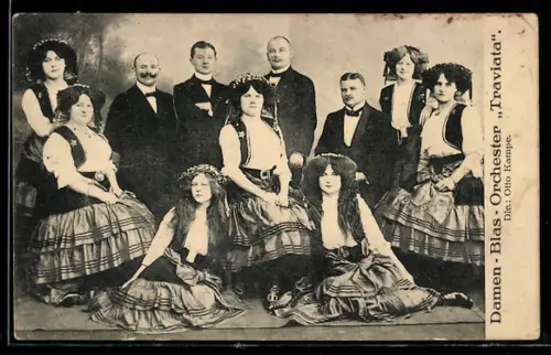 AK Damen-Blas-Orchester Traviata, Gruppenbild