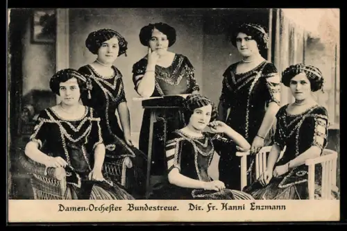 AK Damenorchester Bundestreue, Dir. Fr. Hanni Enzmann