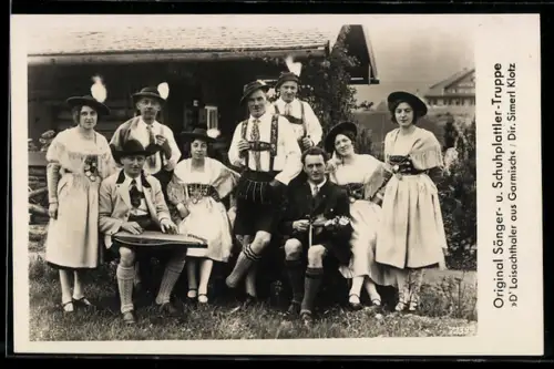 AK Garmisch, Original Sänger- & Schuhplattler-Truppe D`Loisachthaler