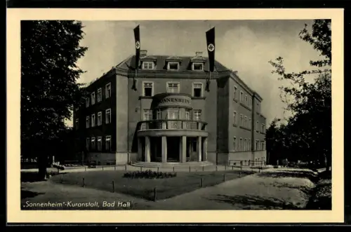 AK Bad Hall, Kuranstalt Sonnenheim, mit n