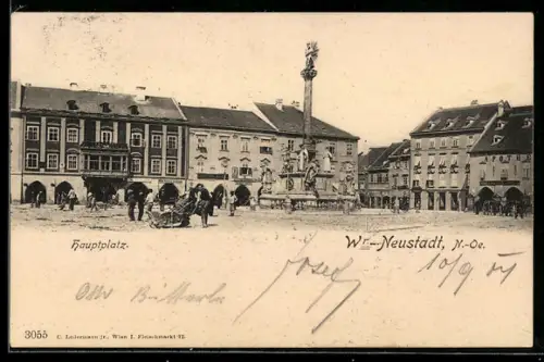 AK Wr.-Neustadt /N.-Öe., Hauptplatz