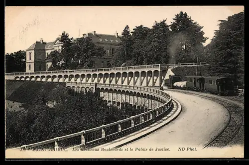 AK Saint-Brieuc, Les nouveaux Boulevards et le Palais de Justice