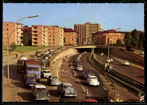 AK Berlin-Halensee, Einfahrt zur Stadtautobahn