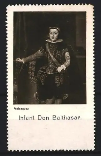 Reklamemarke Infant Don Balthasar gemalt von Velazquez