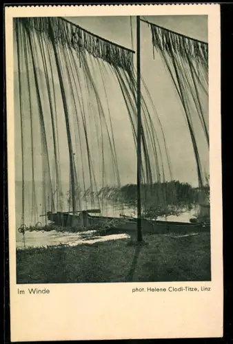 AK Uferpartie im Winde, Avus-Kamera