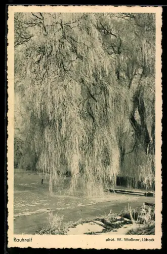 AK Landschaft bei Rauhreif, Fotoapparat von Photo-Porst