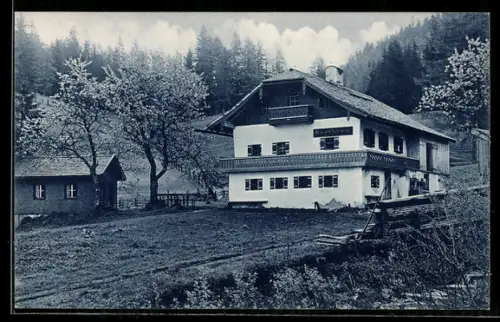 AK Hallein, Gasthaus Pechhäusl im Rossfeld