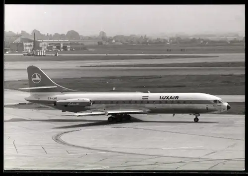 Fotografie Flugzeug Sud Aviation Caravelle SE-210, Luxair LX-LGE