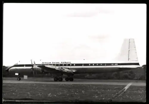 Fotografie Flugzeug Bristol 175 Britannia 314, African Safari Airways 5Y-ANS