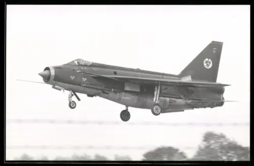 Fotografie Flugzeug English Electric Lightning, Jasta Kampfjet - Düsenjäger der Royal Air Force