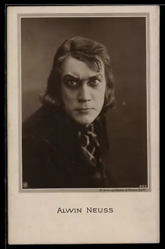 AK Portrait des Schauspielers Alwin Neuss