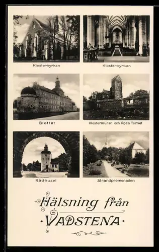 AK Vadstena, Klosterkyrkan, Slottet, Radhuset