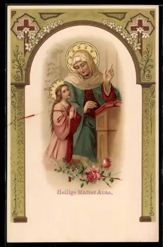AK Die Heilige Mutter Anna