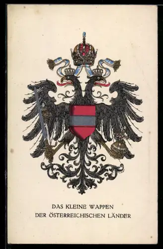 AK Österreich, das Wappentier, Rotes Kreuz