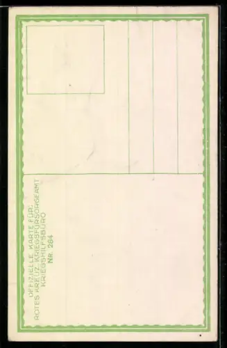 AK Österreich, das Wappentier, Rotes Kreuz