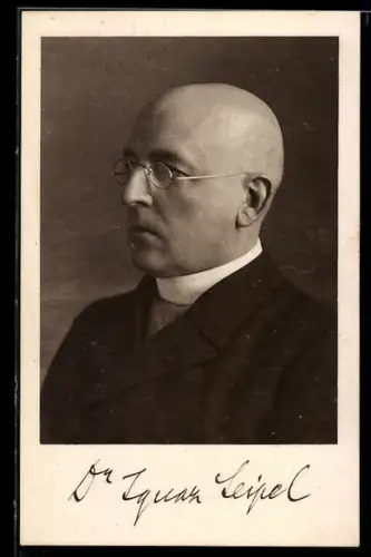 AK Wien-Meidling, Fahnenweihe des Christlichsozialen Vereines 1923, Dr. Ignaz Seipel