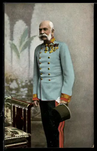 AK Kaiser Franz Josef I. von Österreich in Uniform