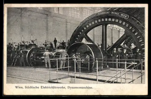 AK Wien, Städtische Elektrizitätswerke, Dynamomaschine