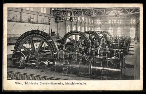 AK Wien, Städtische Elektricitätswerke, Maschinenhalle