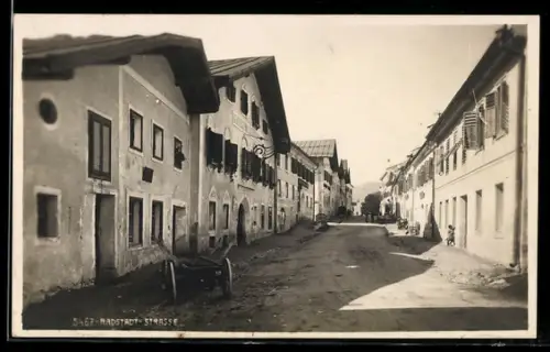 AK Radstadt /Salzburg, Strasse mit Häuserzeile