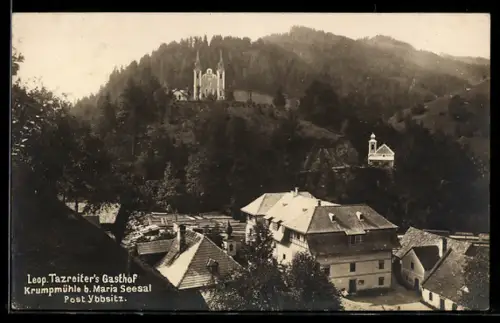 AK Maria Seesal, Leop. Tazreiter`s Gasthof Krumpmühle