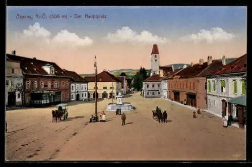 AK Aspang /N.Ö., Hauptplatz