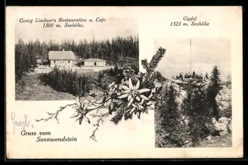 AK Sonnwendstein, Georg Lindner`s Restaurant und Gipfel